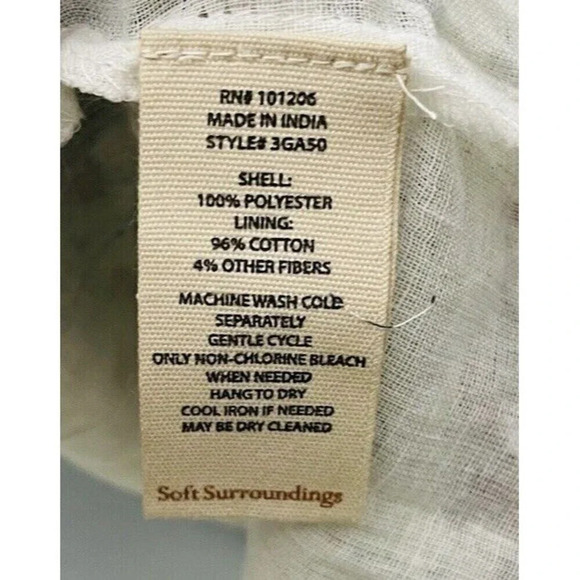 Soft Surroundings Maxi Dress PS Prarie 70s Style Floral Boho Tiered Retro Hippie - Picture 7 of 12